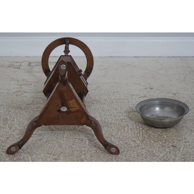 Kittinger Colonial Williamsburg Cw-5 Mahogany Basin Stand For Sale - Image 13 of 15