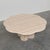 French Sculptural Travertine Flower Coffee Table, 1980s For Sale - Image 6 of 16