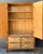 Vintage Tortoise Rattan Diamond Armoire For Sale - Image 4 of 12