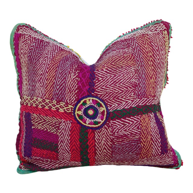 Rargoli Sindh Sami Square Pillow For Sale