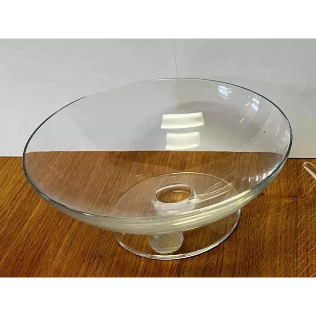 1970s Snail-Shaped Bowl in Clear Crystal, 1970s For Sale - Image 5 of 6