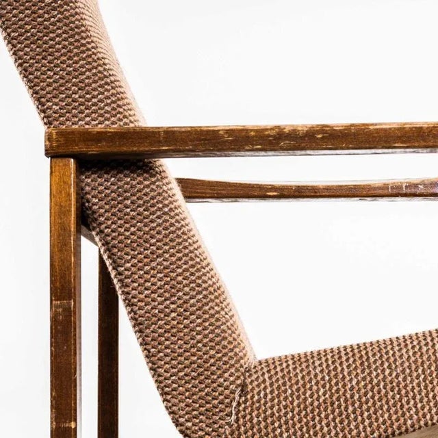 Czech Cube Armchair, 1950s For Sale - Image 4 of 10