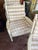 French Country 1990s Set of 4 Ladder Back French Country Roller Chairs For Sale - Image 3 of 11