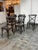 French Restoration Hardware Metal Madeleine Side Chairs, Set of Six For Sale - Image 3 of 12