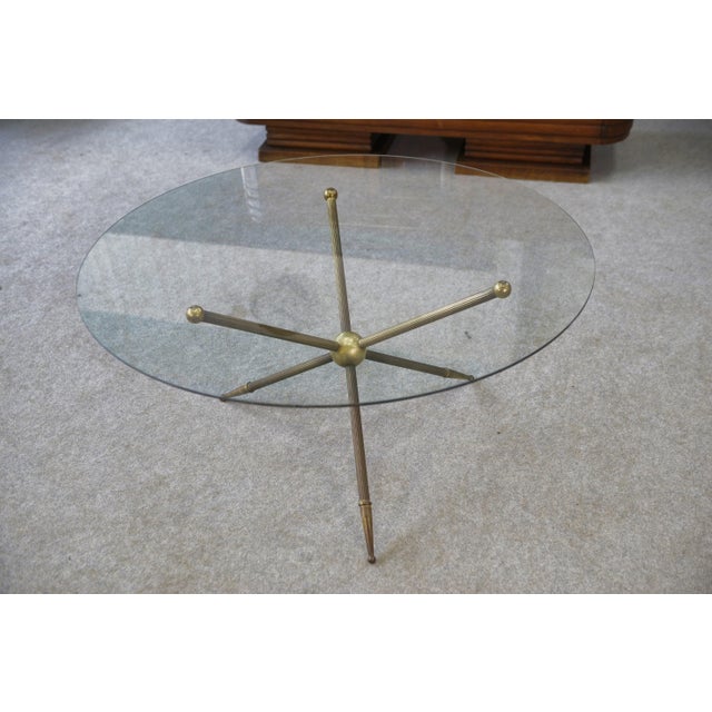 Metal Coffee Table in the style of Maison Jansen 1970s For Sale - Image 7 of 14