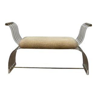 1960s Charles Hollis Jones Angel Wings Bench For Sale