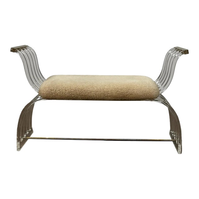 1960s Charles Hollis Jones Angel Wings Bench For Sale