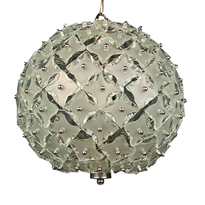 Art Glass Pendant Lamp Sputnik by Fontana Arte, Italy, 1960s