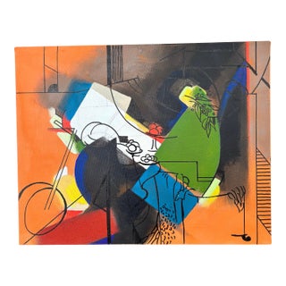 David Mac Innes Painting Inspired by Henri Matisse “Study for Still Life” Signed Original 2001 For Sale