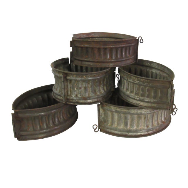 Antique French Meat & Game Pie Molds Set of 5 Chairish