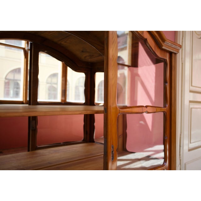 Biedermeier Display Cabinet with Mirror For Sale - Image 4 of 8