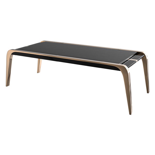 "Safari" Desk with Bronze and Stainless Steel, Handmade Bizimyer Furniture. Unmatched. Unrivalled. Designed by Hasan Samet...