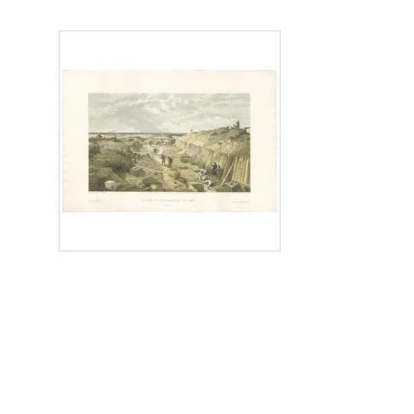 W. Simpson, Bastion Du Mât, Crimean War, 1855, Print For Sale - Image 3 of 5