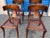 T. H. Robsjohn Gibbings Style Solid Walnut Klismos Chairs. Set of 6 For Sale - Image 9 of 14