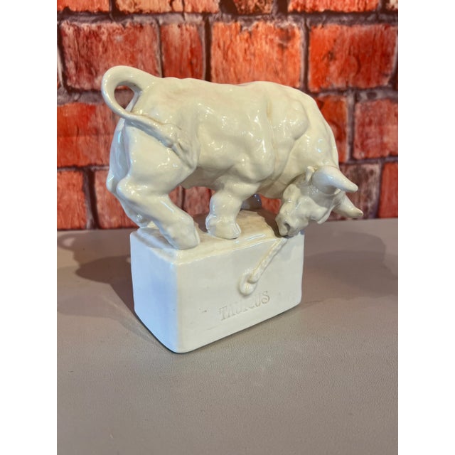 1950s Italian Taurus Zodiac Figure by Cacciapuoti For Sale - Image 4 of 6