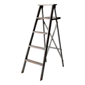 Vintage Wooden Painter's Ladder