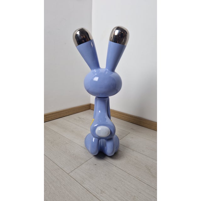 Ceramic Vintage Coniglieschio Model Sculpture in Glazed Ceramic by Massimo Giacon for Studio Superego, 1990s For Sale - Image 7 of 14