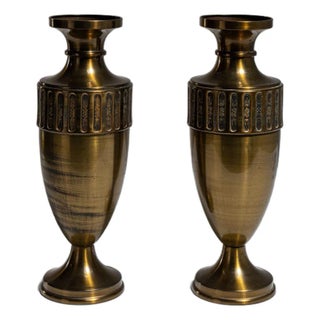 Early 20th Century France Brass Vase For Sale