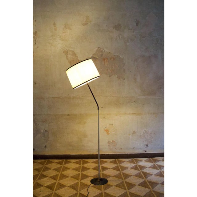 Stilnovo Floor Lamp – 1950s Product details Metal and brass. Shade made later, in keeping with the original design...