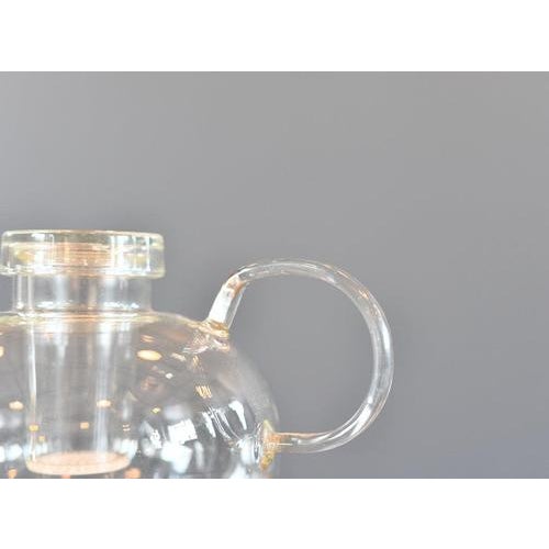 Bauhaus Bauhaus Glass Tea Pot by Wilhelm Wagenfeld for Schott and Gen Mainz, 1930s For Sale - Image 3 of 8