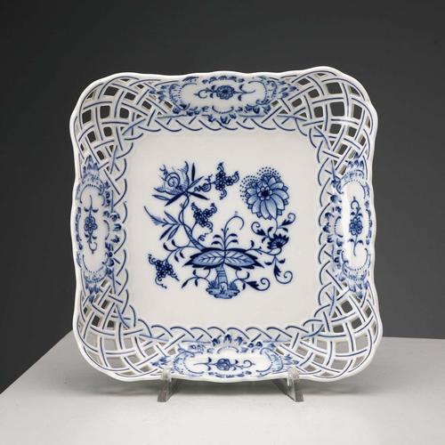 White Porcelain Tray from Meissen For Sale - Image 8 of 8