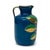 Rosenthal Mid 20th Century Stunning Blue Green & Gold Ceramic Pitcher With Leafy Motif by Aldo Bitossi for Rosenthal For Sale - Image 4 of 13