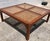 Vintage Mid Century Cane & Glass Wood Fretwork Coffee Table For Sale - Image 9 of 12