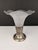 Vintage Sterling Silver Vase With Frosted Ribbed Art Glass Trumpet Insert, Art Deco Style For Sale - Image 13 of 15