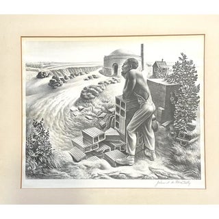 John Stockton De Martelly "Looking at the Sunshine" 1942 For Sale