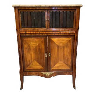 Louis XVI Style Mahogany Writing Desk Book Detail / Pull-Out Writing Surface For Sale