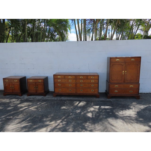 Century Hollywood Regency Nightstands End Bedside Tables a Pair 6363 For Sale - Image 17 of 17