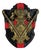 Shield Heraldic Coat of Arms in Wood and Velvet with Brass by Ignoto for Ignoto For Sale