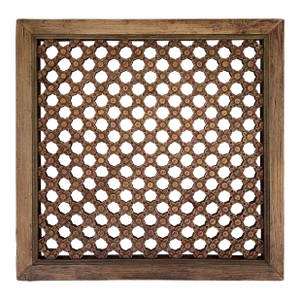 Early 20th Century Chinese Floral Plum Blossom Lattice Screen