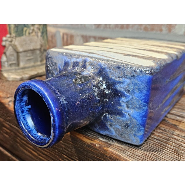 Scheurich Keramik Mid-Century Fat Lava Vase For Sale - Image 12 of 13