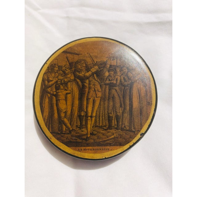 Early 19th Century Early 19th Century French Papier-Mâché Patch Box For Sale - Image 5 of 5