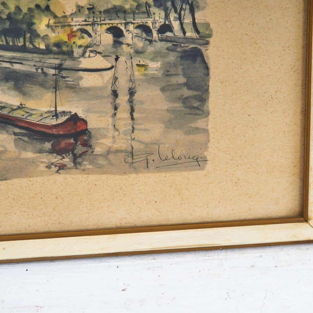 G. Lelong, Untitled, 2000s, Watercolor Print For Sale - Image 3 of 6