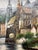 20th Century C. Giliano Parisian River Cityscape Framed Oil Painting For Sale In Baton Rouge - Image 6 of 12
