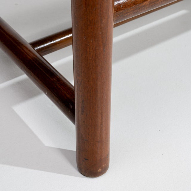Pair Of Mid-Century Upholstered Stools For Sale In Greensboro - Image 6 of 11