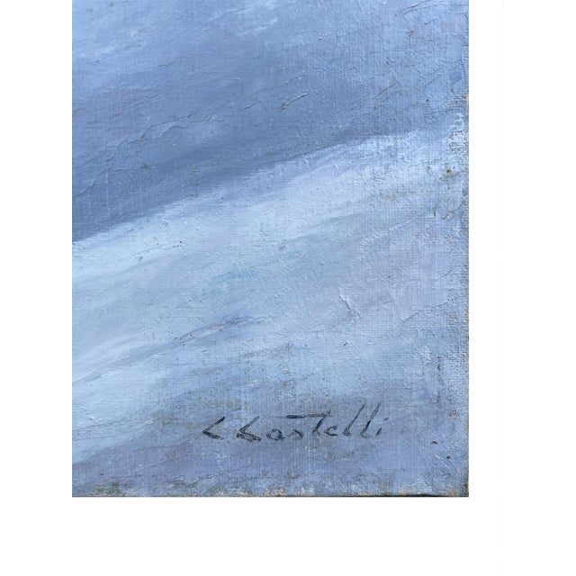 Snowy Landscape, Klosters Cavadurli, Silvretta, Switzerland Oil on canvas by Clément Castelli depicting Cavadürli in...