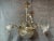 Gold French Art Deco 3-Branch Chandelier, 1920s For Sale - Image 8 of 8