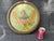 Vintage Round Wooden Hand Painted Eagle With Shield Wall Decor For Sale - Image 9 of 13