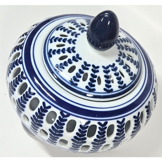 Blue Vintage Blue Delft Candle Holder For Sale - Image 8 of 12