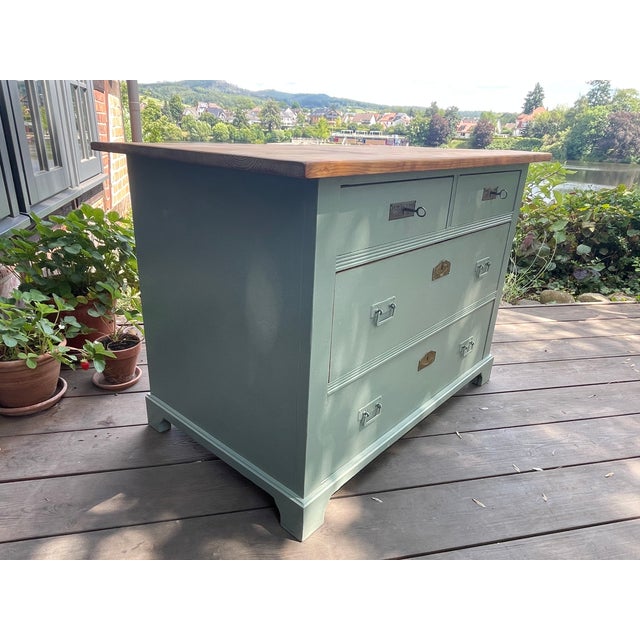 Antique Chest of Drawers in Fir, 1890s For Sale - Image 10 of 18