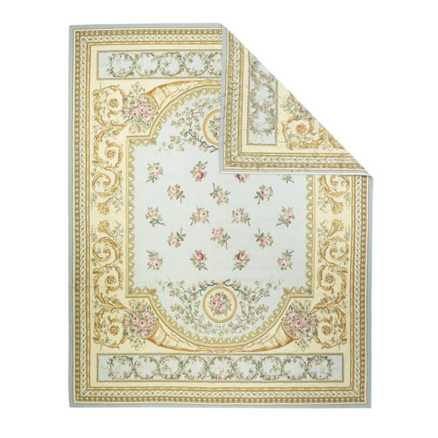 Aubusson Rug 7'9'' x 9'11''.