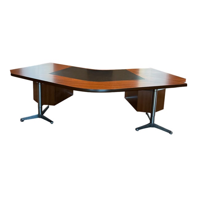 Boomerang Desk by Osvaldo Borsani For Sale