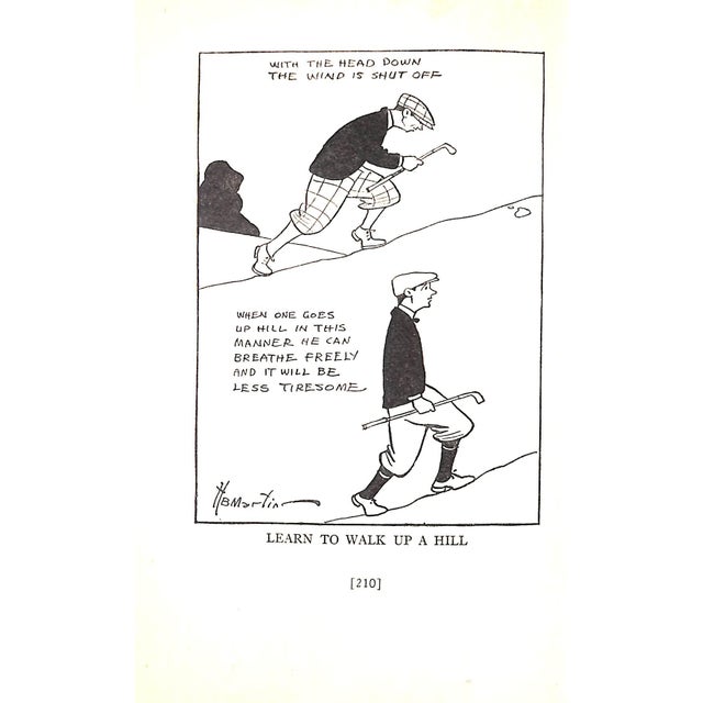"Pictorial Golf: Practical Instruction for the Beginner, and Valuable Hints for the Star" 1928 Martin, h.b. For Sale - Image 12 of 12