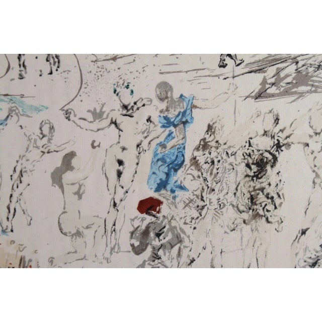 Dali L'Age d'Or de la suite Don Quichotte de la Mancha 1957 Signed Lithograph For Sale - Image 9 of 13