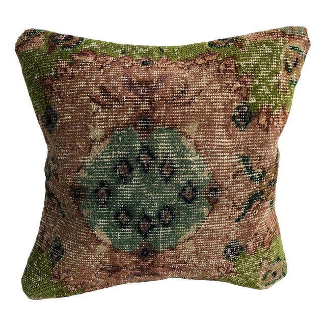 Vintage Flower Cushion Cover, 1960s For Sale