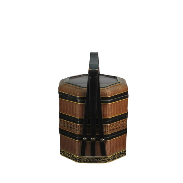 Chinese Bamboo Basket For Sale - Image 3 of 11