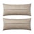 Brown Striped Kilim Lumbar Pillow Cover 15'' X 45'' - Set of Two For Sale - Image 4 of 4